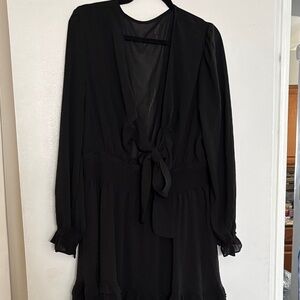 Elegant Black Women's Dress